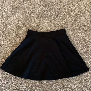 Black skater skirt